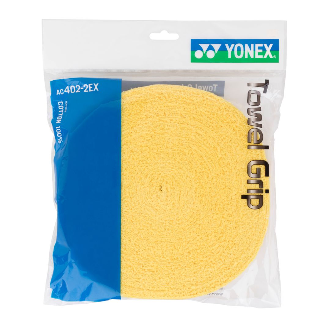 Yonex AC402-2EX Towel Grip Coil Yellow billede
